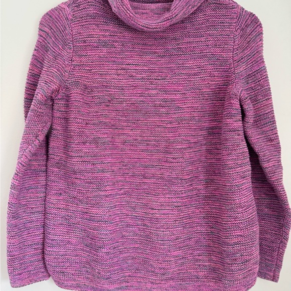 J. Jill Magenta Cowl Neck Knit Sweater in Pink/Purple - Picture 7 of 11